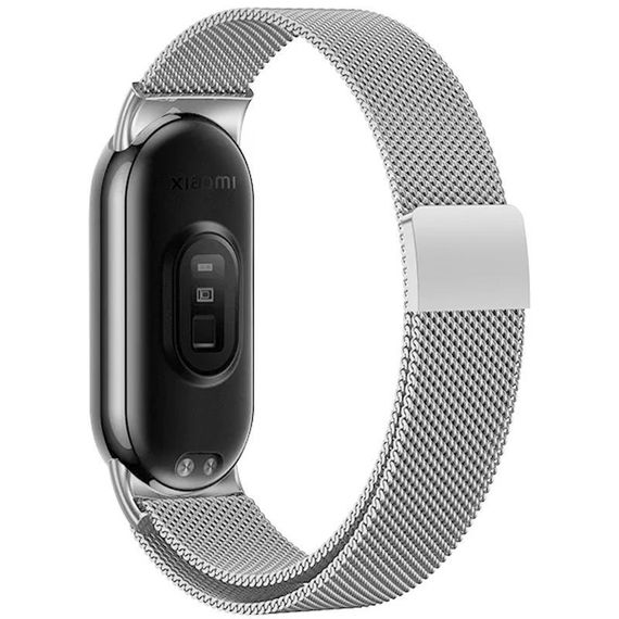 Ремінець Milanese Loop New Design для Xiaomi Mi Band 8/9/10 Silver | Зображення 2