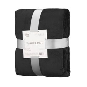 Плед Ardesto Flannel 160х200см, 100% поліестер, чорний (ART0215SB)