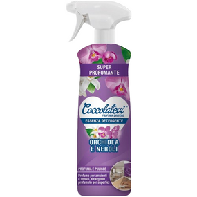 ЕСЕНЦІЯ COCCOLATEVI для навколишнього середовища та миючий засіб для поверхонь, АРОМАТ ОРХІДЕЯ І НЕРОЛІ, 750 мл