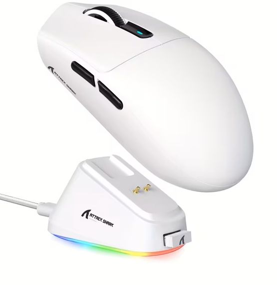 Ігрова миша Attack Shark G3 Pro  White бездротова | Зображення 1