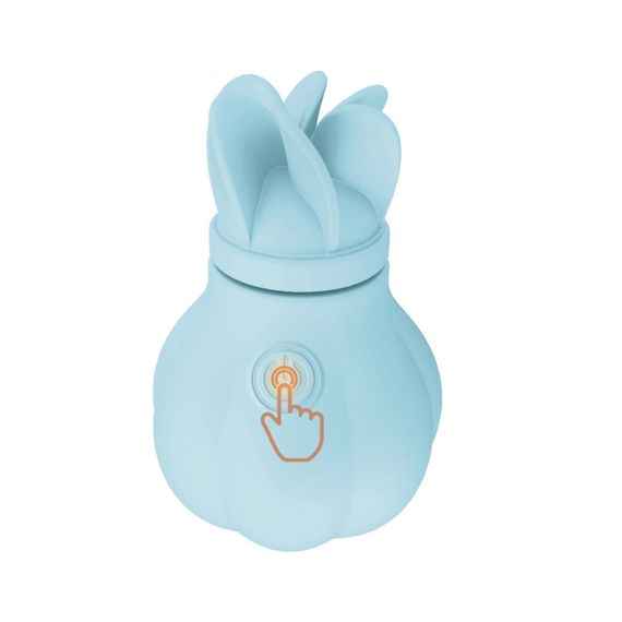 Вібратор Adrien Lastic Caress Blue з насадками для стимуляції ерогенних зон, які обертаються. sexstyle | Зображення 5