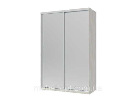 Шкаф купе Сити Лайт Doros Белое дерево 2 Зеркала 150х60х225 (44900075)