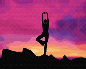 Картина за номерами. Brushme "Aсана йоги" GX34817