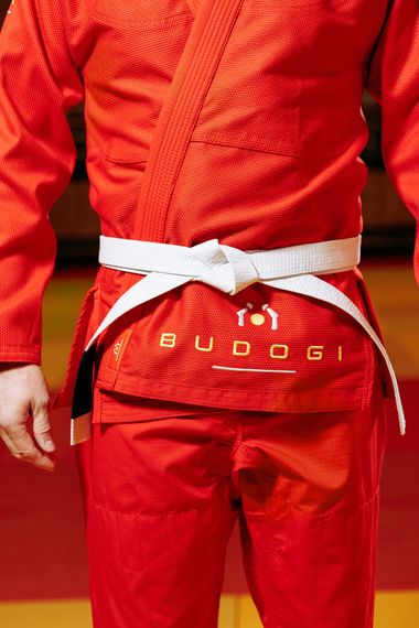 Червоне кімоно для хлопців/чоловіків, джиу-джитсу, TM BUDOGI, зріст 160 см, щільність 450 гр/м.кв. | Зображення 2