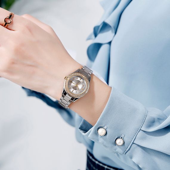 Жіночий годинник Skmei 1534GDSI Gold-Silver | Зображення 3