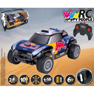 Радиоуправляемая игрушка Happy People Red Bull X-raid Mini JCW Buggy 1:16 2.4 ГГц (H30045) | Зображення 1