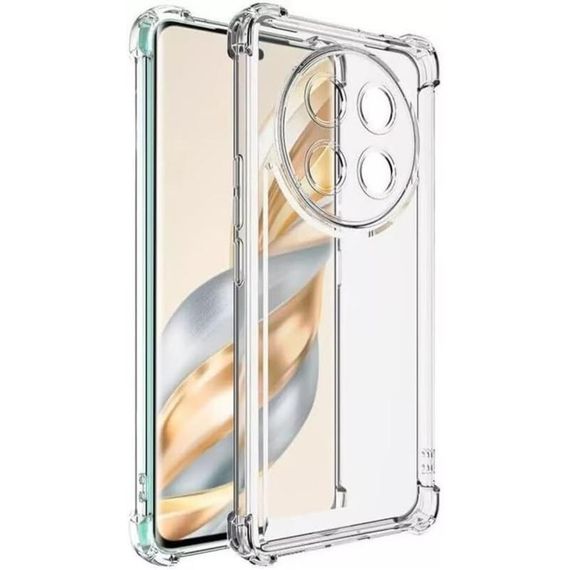 TPU чохол GETMAN Ease logo посилені кути Full Camera для Honor X9c Безбарвний (прозорий)