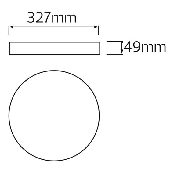 Світильник накладний  "ANDREA-30" 30W IP 54 6400K  білий 016-066-0030-010 | Зображення 1