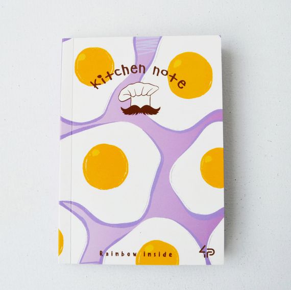 Блокнот 4Profi "Artbook Rainbow " Kitchen Note"  fried eggs 48 листов формат А6 901272