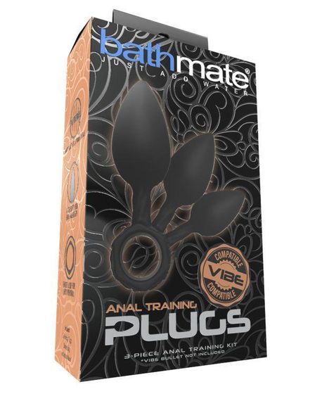 Набор анальных пробок Bathmate Anal Training Plugs, диаметр 2,5см - 3,1см - 3,8см | Зображення 3