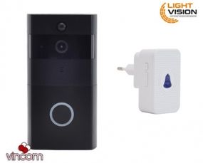 Видеозвонок LightVision WI-FI IP VLC-01IVP (Black)