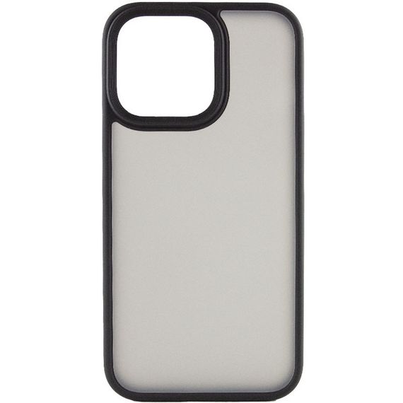 TPU+PC чохол Metal Buttons для Apple iPhone 14 Pro Max (6.7") Чорний