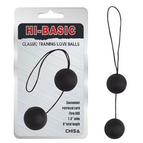 Вагинальные шарики Chisa Hi-Basic, черный sexstyle