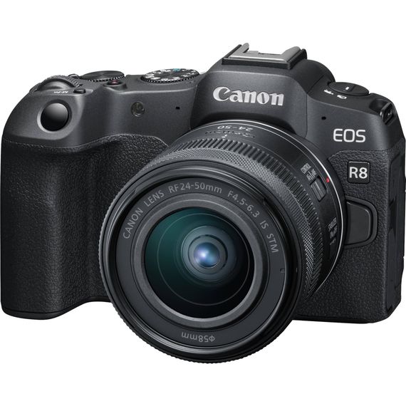Цифровий фотоапарат Canon EOS R8 + RF 24-50mm f/4.5-6.3 IS STM (5803C016)