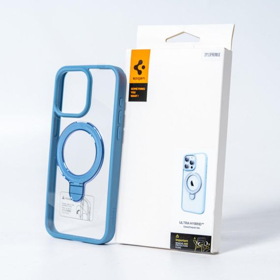 Чохол для смартфона Spigen AAA Magnetic Ring for Apple iPhone 15 Pro Light Blue