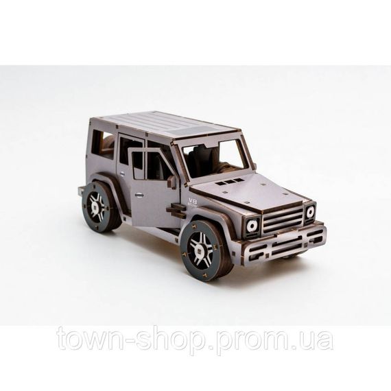 Деревянный 3D конструктор "Gelandewagen" Puz-26914, 109 деталей | Зображення 2