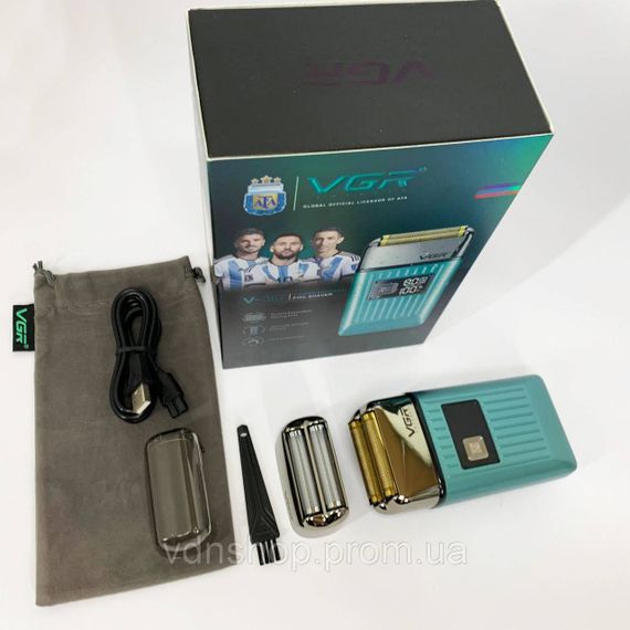 Бритва з вбудованим акумулятором ергономічна VGR, Електрична бритва для якісного гоління UB-27 | Зображення 5