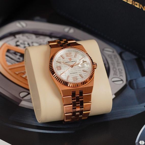 Чоловічий годинник Pagani Design PD-YS027 Gold-White | Зображення 1