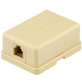 Телефонная розетка RJ12x1 UTP, 6P4C Ritar (06298) - Топ Продаж!