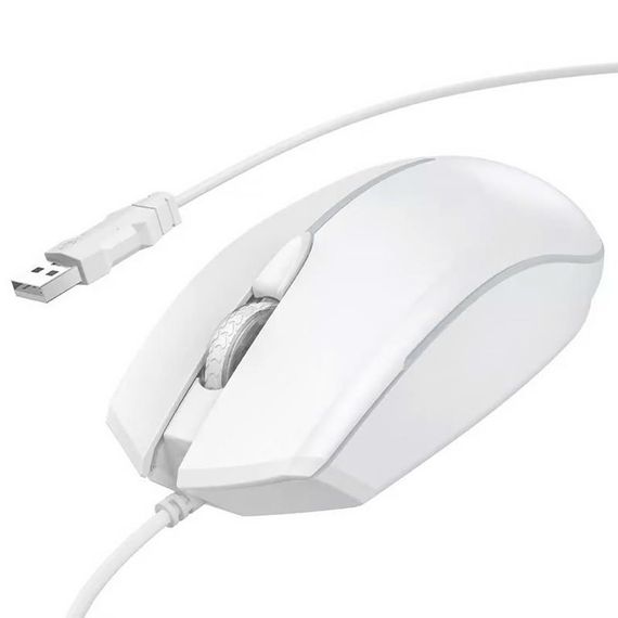 Миша дротова Hoco GM37 Wonderful Luminous White