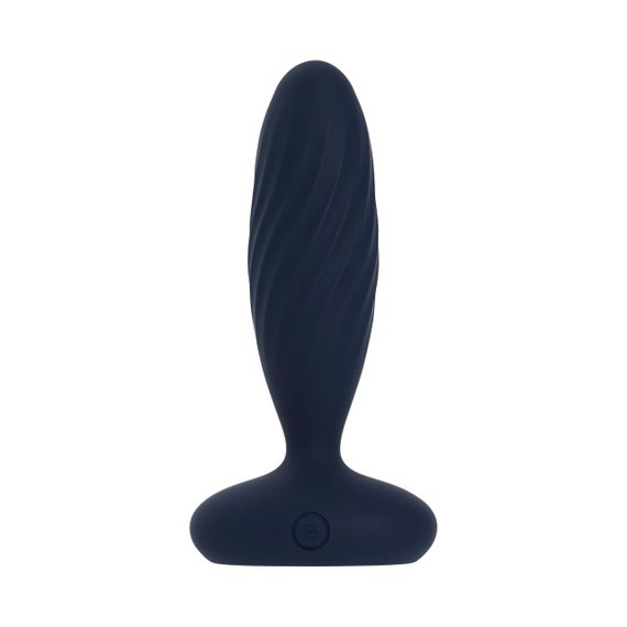 Анальна смарт-вібропробка з пульсацією Svakom Jordan Navy Blue, пульт ДК sexstyle | Зображення 1