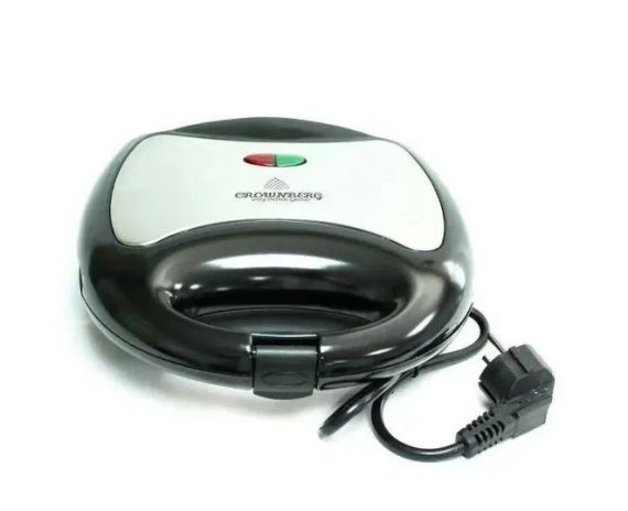 Сэндвичница гриль бутербродница Crownberg CB-1068 750W | Зображення 3