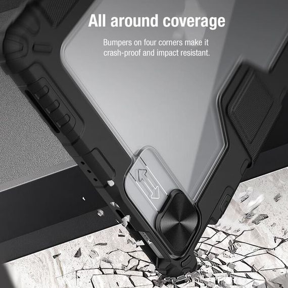 Чохол-книжка Nillkin Bumper Pro для Apple iPad Pro 11" (2020-22) /Air 10.9"(2020-22)/Air 11" 2024-26 Black | Зображення 3