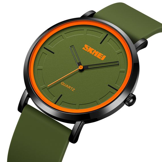Жіночий годинник Skmei 2050AG Army Green | Зображення 1