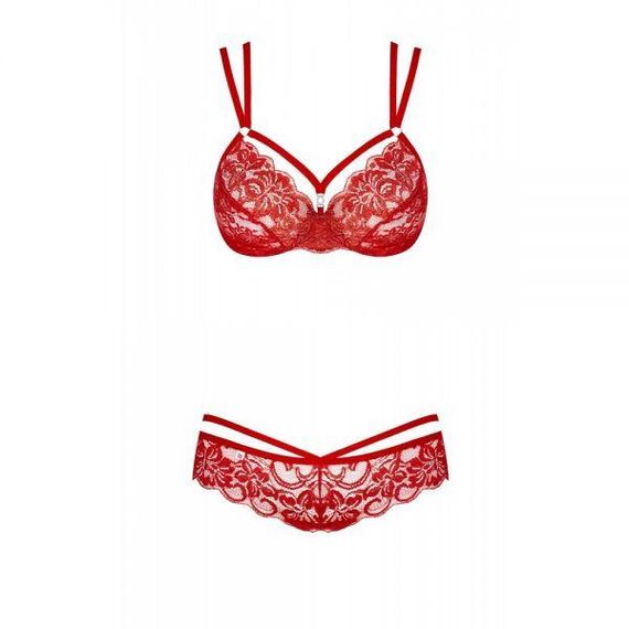 Комплект Obsessive 860-SET-3 2 pcs set red S/M Sex Aura | Зображення 4