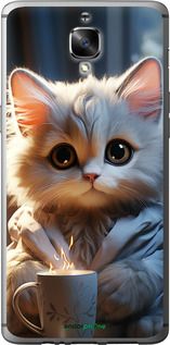 Чохол на OnePlus 3 Білий кіт "5646u-334-2448"