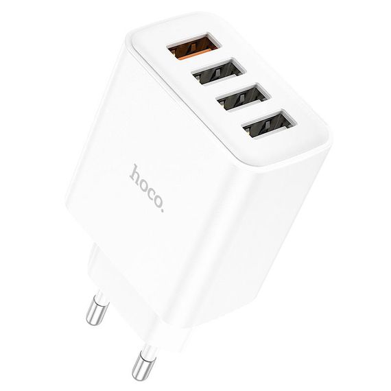 СЗУ Hoco C102A Fuerza QC3.0 (4USB-A)