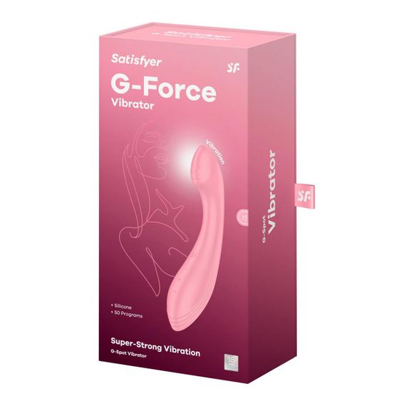 Вібратор для точки G Satisfyer G-Force Pink, 10 режимів + 5 рівнів інтенсивності Sex Aura | Зображення 5