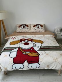 Постільна білизна дитяча плюшева двоспальне Dushka Home 21470 180х215 см