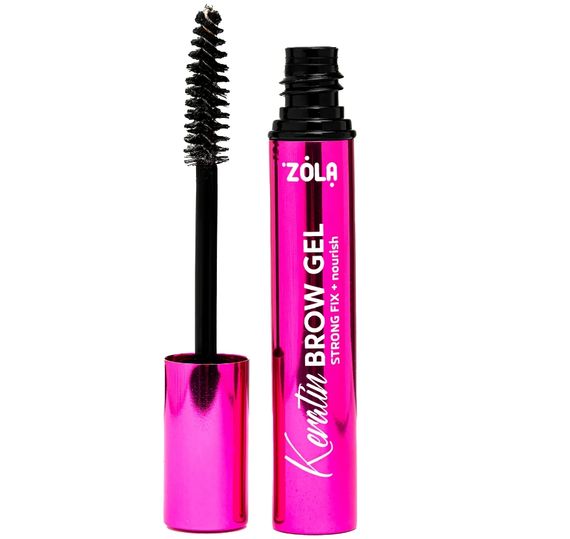 Гель для бровей ZOLA Keratin Brow Gel strong fix+nourish (5 ml)
