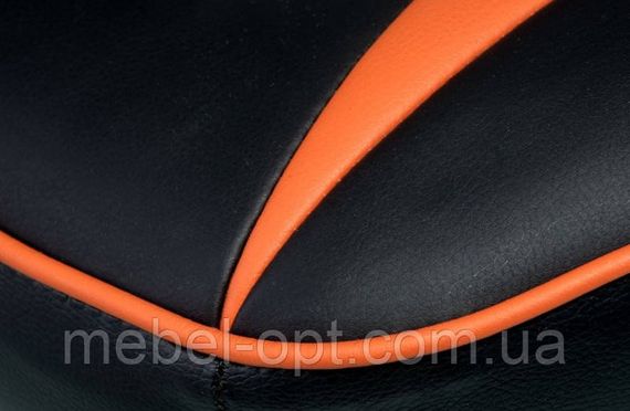 Офісне крісло Game black — orange, Tilt з регулюванням гойдання під вагу користувача | Зображення 5