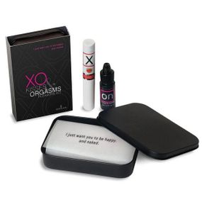Подарунковий набір Sensuva XO Kisses & Orgasms (бальзам для губ з феромонами і рідкий вібратор) Sex Aura