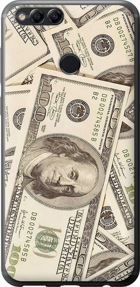 Чехол на Huawei Honor 7X Доллары "3016u-1139-17620"
