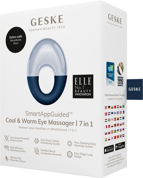 Масажер для очей GESKE Cool&Warm Eye Massager 7в1 midnight | Зображення 7