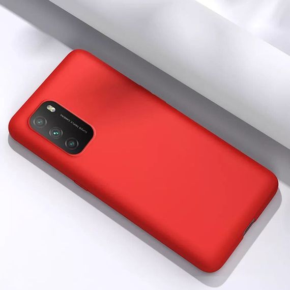 Чохол Candy Silicone для Poco M3 колір Червоний | Зображення 1