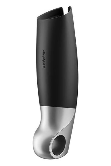 Смарт-мастурбатор Satisfyer Power Masturbator для використання на верхній половині пінису, чорний Sex Aura | Зображення 6