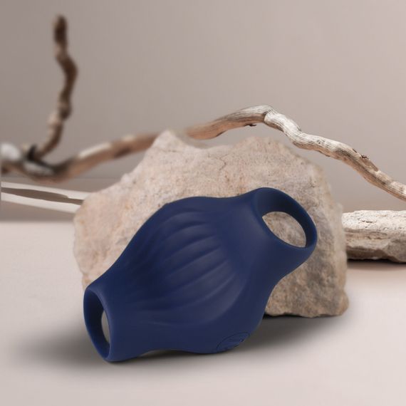Мастурбатор Rocks Off Palm Blue, петлі для пальців, 10 режимів | Зображення 4