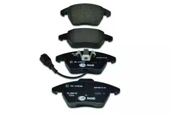 Колодки передні гальмівні Rapid 2012-2019 amp; VW Polo 2009, HELLA PAGID (8DB355010581) | Зображення 1