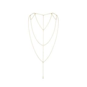 Ланцюжок для спини Bijoux Indiscrets Magnifique Back and Cleavage Chain, прикраса для тіла, Gold