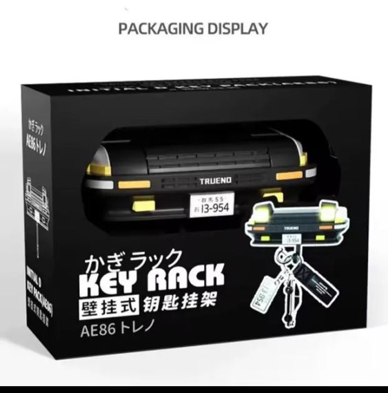 Настенный держатель для ключей Toyota AE86 Trueno с подсветкой фар | Зображення 1