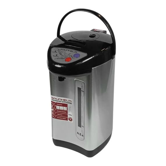 Термопот Grunhelm GTP450SB 4.5 л серебристый | Зображення 4