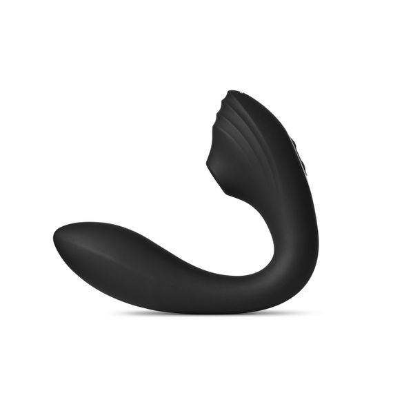 Вакуумный вибратор 2 в 1 Pearl Vibe, чёрный, So Divine (Великобритания) sexstyle | Зображення 2