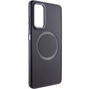 TPU чохол Bonbon Metal Style with MagSafe для Samsung Galaxy A25 5G Чорний / Black