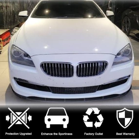 Накладка на передній бампер Lip (для Base 2011-2014, Карбон) для BMW 6 F12/F13/F06 рр | Зображення 2