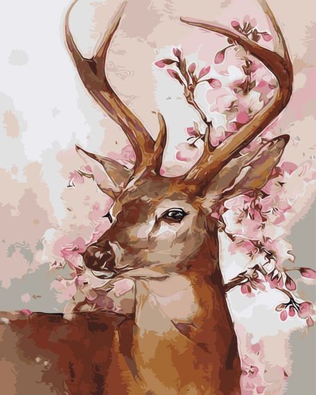 Красочный олень
