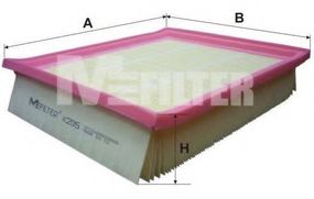 Фільтр повітряний VW (вир-во M-filter) MFILTER K205 на VW GOLF Mk III (1H1)